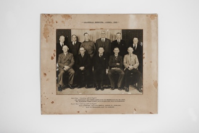 Photograph of Ulladulla Municipal Councillors, 1948; Unknown maker; 1948; 127