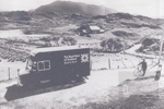 Royal bank of scotland Van on the road - man on bike Too; 1970?; ULMPH 2000 0586 