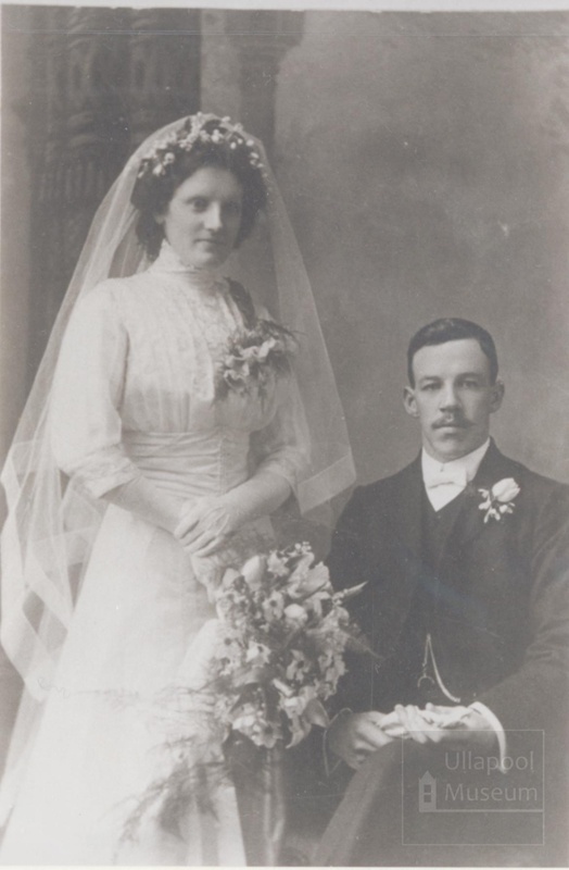 Wedding photo of couple; 1900?; ULMPH 2000 0310 | eHive