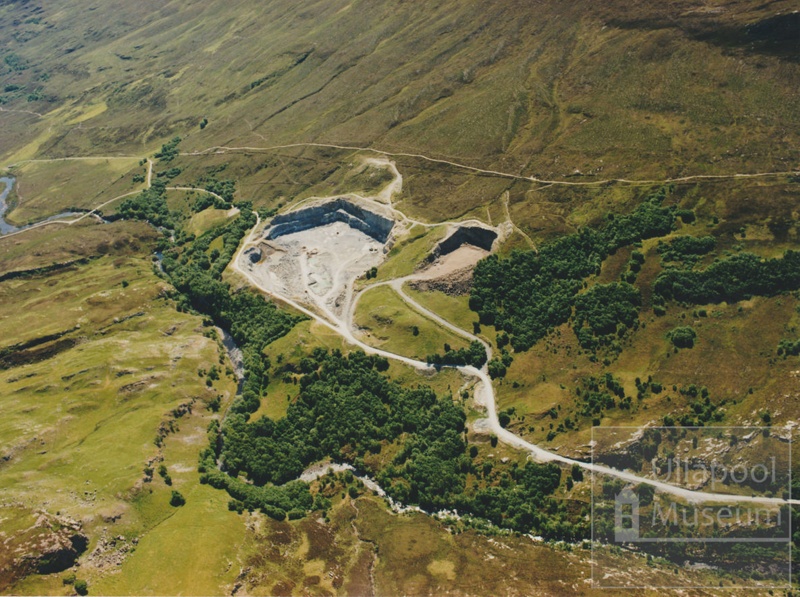 Aerial photograph Rhidorroch Quarry; 1996; ULM_PH_2018_0087 eHive
