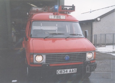 Highland and Islands Fire Brigade light fire appliance C834 AAS; 2001; ULMPH 2001 1194 Highland and Islands Fire Brigade light fire appliance C834 AAS; 2001; ULMPH 2001 1194