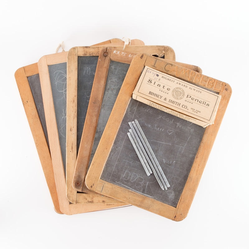 School Slate Writing Board and Pencil