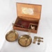 Gold weighing scales, boxed; W&T Avery Ltd; 1893; RX.2018.18