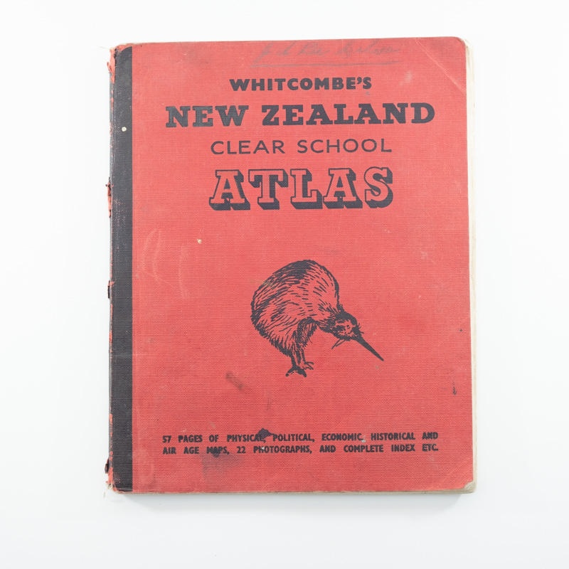 Book, Whitcombe's New Zealand School Atlas