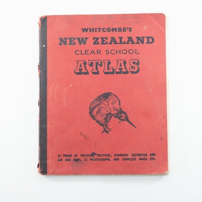 Book, Whitcombe's New Zealand School Atlas; Whitcombe & Tombs Ltd; ?; RX.2018.93.2