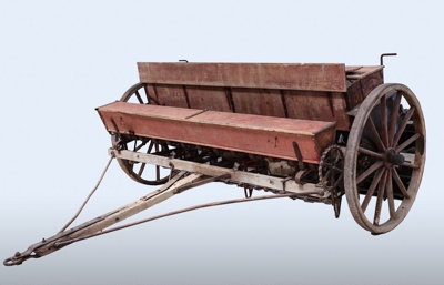 Seed Drill, Spoon Feed Drill; P & D Duncan; 1884