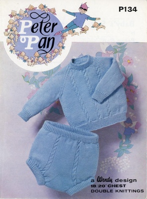 Knitting pattern: P134 Baby's Suit; Carter & Parker Ltd; GWL-2017-11-3