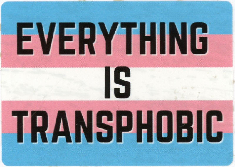 Sticker: Everything Is Transphobic; c.2023; GWL-2023-110-4