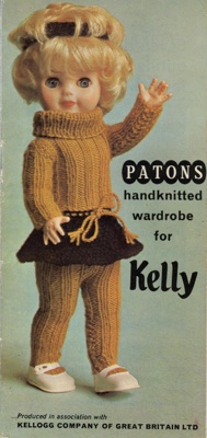 Booklet cover: Patons Handknitted Wardrobe for Kelly; Patons & Baldwins Ltd; c.1960s; GWL-2022-135-30