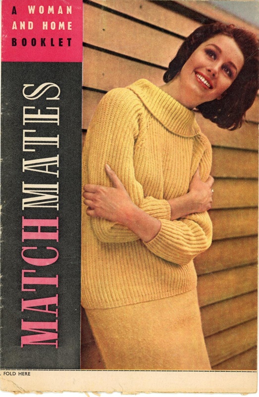 Knitting patterns: Matchmates; Woman and Home; c.1960s; GWL-2022-15-45