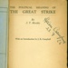 Inside cover of 'The Political Meaning of The Great Strike', signed by Helen Crawfurd and dated 23.9.26