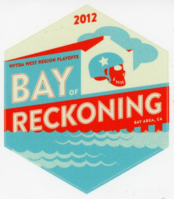 Roller Derby sticker: Bay of Reckoning; 2012; GWL-2019-59-28