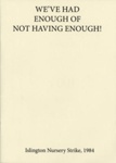 Booklet cover: We've Had Enough of Not Having Enough!; On the Record; 2025; 978-0-9927393-5-5; GWL-2025-98-1