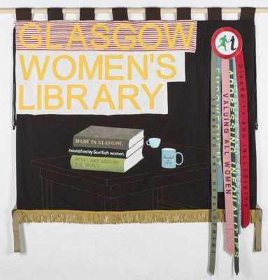 Banner: Glasgow Women's Library; Jack, Fiona; 2017; GWL-2019-70-1; Photo: Fiona Jack