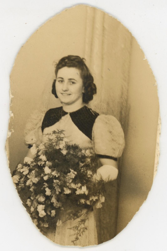 Photograph: Greta's Wedding; 1946; GWL-2017-107-18