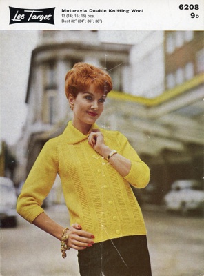 Knitting pattern: Lady's Jacket; Tee Target No. 6208; 1961; GWL-2015-94-11