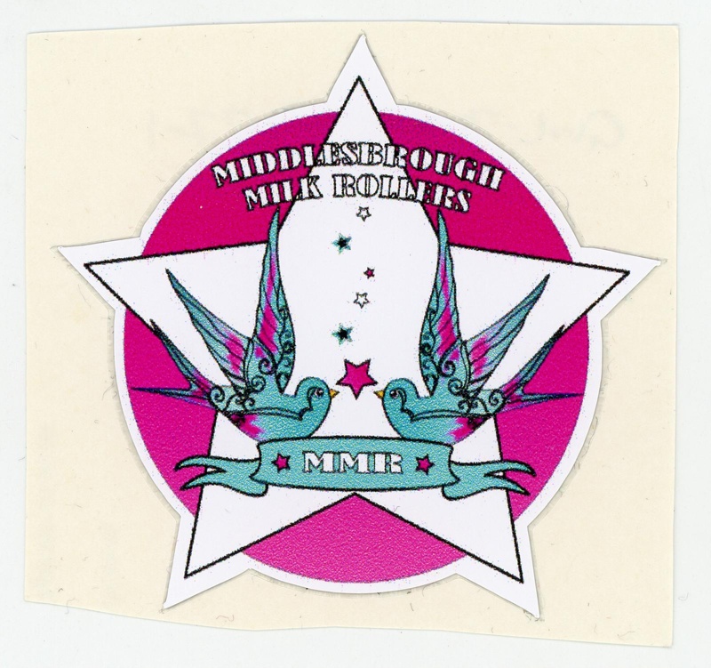 Sticker: Middlesbrough Milk Rollers; Middlesbrough Roller Derby; 2007-17; GWL-2025-118-27