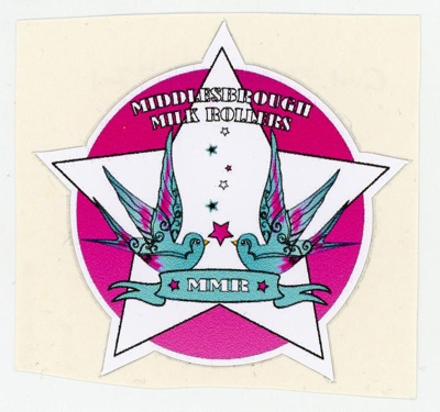 Sticker: Middlesbrough Milk Rollers; Middlesbrough Roller Derby; 2007-17; GWL-2025-118-27