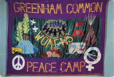 Postcard: Greenham Common Women's Peace Camp; Women For Life on Earth; c.1984; GWL-2023-85-2