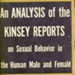 Front cover of book titled 'An Analysis of the Kinsey Reports' edited by Donald Porter Geddes