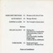 Contents cont: Writing Women Vol. 4 No. 3; c.1985; GWL-2025-116-5