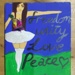 Placard: Freedom, Unity, Love, Peace; 2018; GWL-2018-66-4