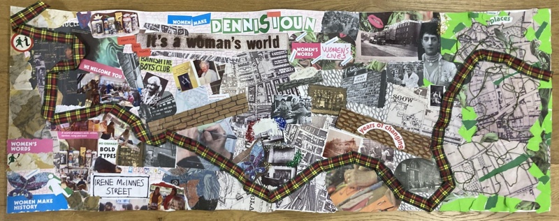 Collage: Women Make Dennistoun; Glasgow Women's Library; 2024; GWL-2024-53-10