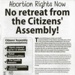 Flyer front: Abortion Rights Now; ROSA; 2017; GWL-2022-152-33