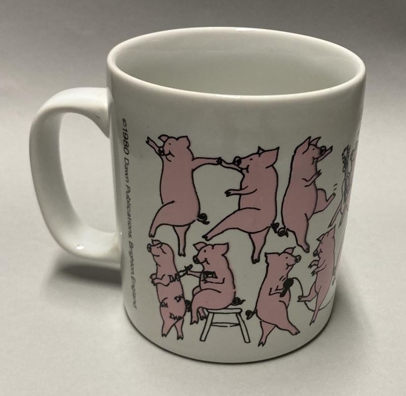 Mug: Male Chauvinist Pig; Dawn Publications; 1980; GWL-2023-102