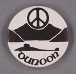 Badge: CND ~ Dunoon; c.1980s; GWL-2014-3-3