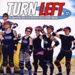 Zine cover: Turn Left #12; Brighton Rockers Roller Derby; Aug 2015; GWL-2019-95-19