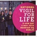 Flyer front: National Vigil for Life; National Vigil for Life Committee; 2014; GWL-2022-152-9