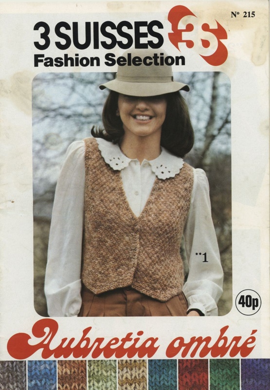 Knitting pattern: 3 Suisses Fashion Selection No. 215; 1979; GWL-2021-4-53