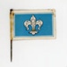 Clara Butt's Joan of Arc Day pin flag featuring a fleur-de-lis; 1917; GWL-2022-25