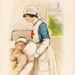 Cigarette card (front): Red Cross Nurse; Carreras Ltd; 1916; GWL-2017-84-4