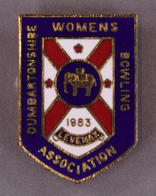 Badge: Dumbartonshire WBA; GWL-2012-27-1