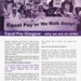 Handout (front): Glasgow Equal Pay Strike; UNISON; 2018; GWL-2019-69-21