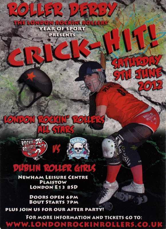 Flyer: Crick-Hit!; London Rockin' Rollers; June 2012; GWL-2020-35-4