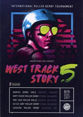 Programme: West Track Story 5; Nantes Roller Derby; 2017; GWL-2025-119-42