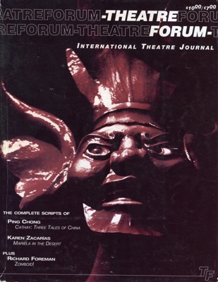 Front cover: TheatreForum; Carmody et al; 2006; 1060-5320; GWL-2025-75-1