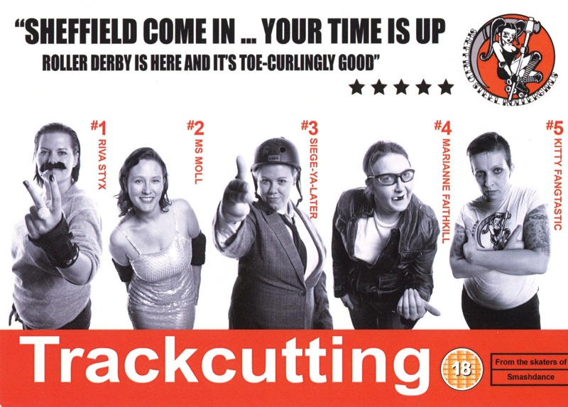 Postcard: Trackcutting; Sheffield Steel Rollergirls; 2012; GWL-2015-131-34-16