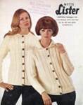 Knitting pattern: Lady's Aran Cardigans; Lister & Co Ltd; GWL-2022-15-8