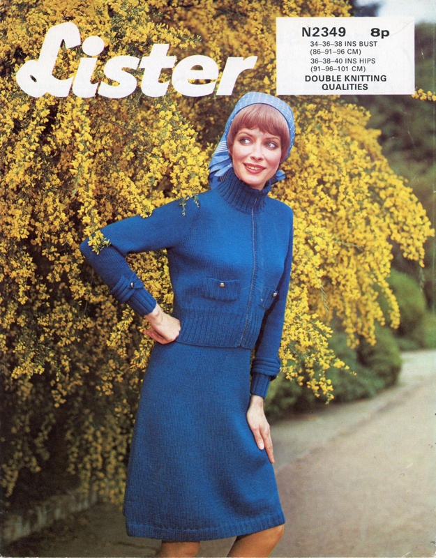 Knitting pattern: Lady's Suit; Lister Leaflet No. N2349; c.1970s; GWL-2017-11-16
