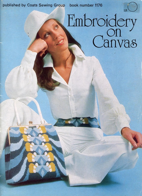 Booklet: Embroidery on Canvas; J & P Coats (UK) Ltd; 1973; GWL-2022-13-4