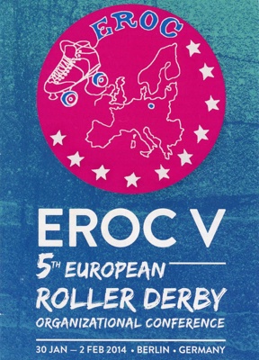 Booklet cover (front): EROC V; Bear City Roller Derby; 2013-14; GWL-2025-119-19