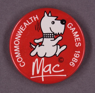 Badge: Commonwealth Games; 1986; GWL-2013-60-1