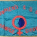 Banner back: Women's Church Resource Group; Women's Church Resource Group; c.1989-95; GWL-2025-6