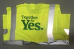 Hi-vis vest: Together for Yes; Together for Yes; 2018; GWL-2018-28-8