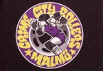 Postcard front: Crime City Rollers; Malmö Roller Derby; 2010s; GWL-2025-118-49-1