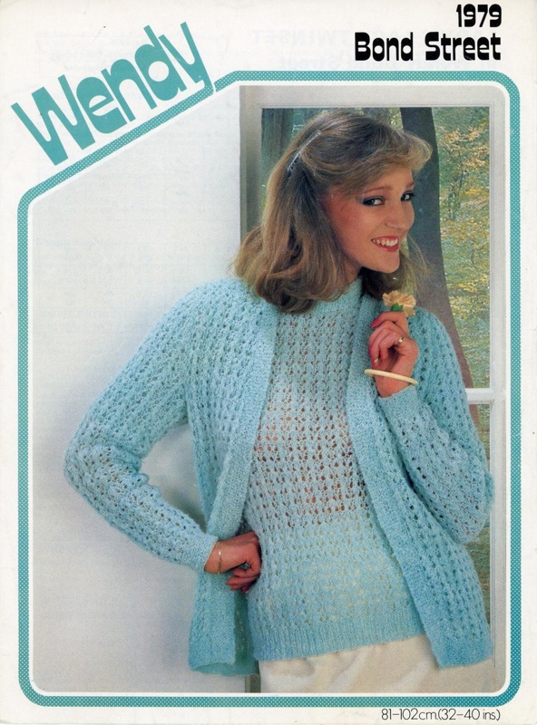 Knitting pattern: Lady's Lacy Twinset; Carter & Parker Ltd; GWL-2015-94-56